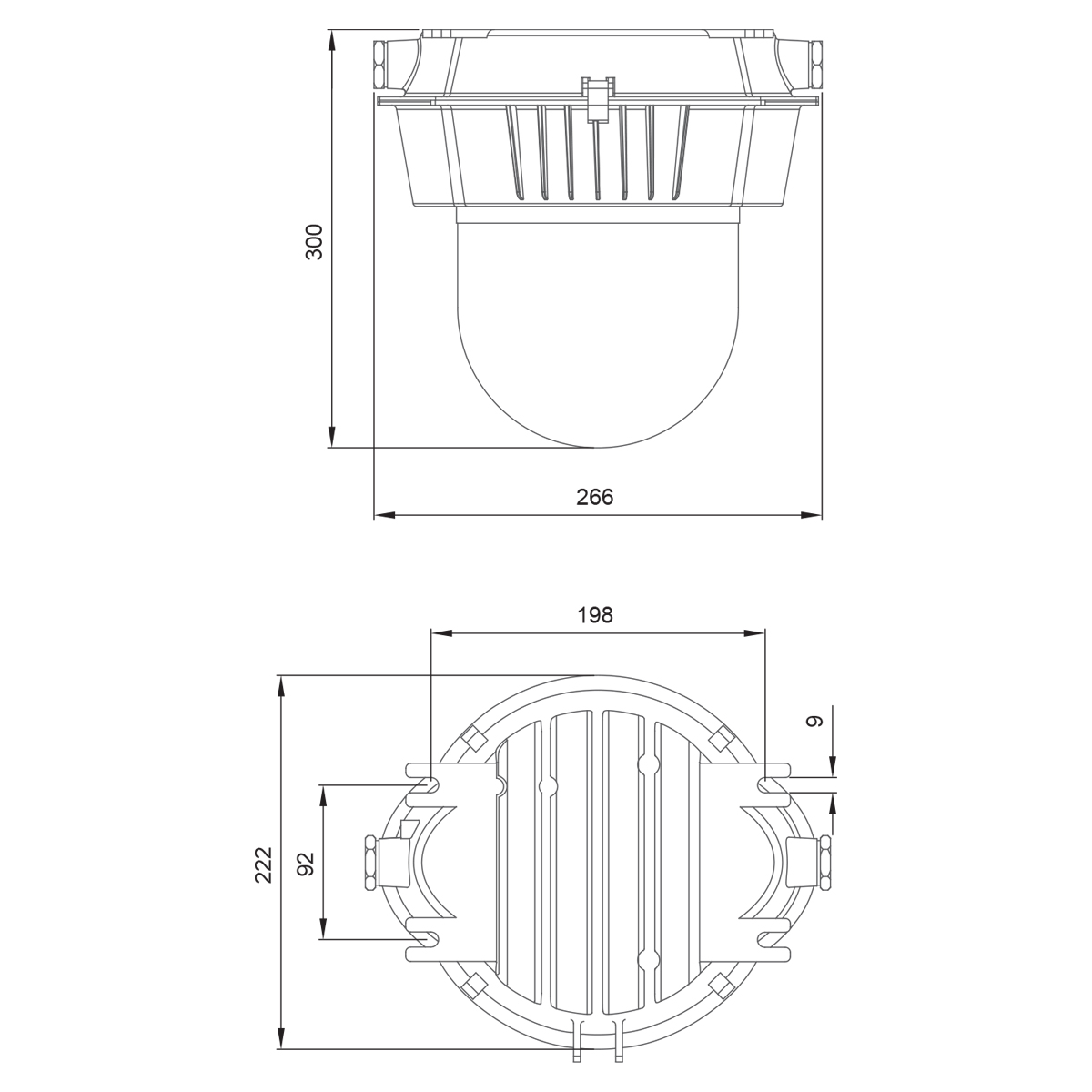 NFC9180 External dimensions NFC9180 External dimensions