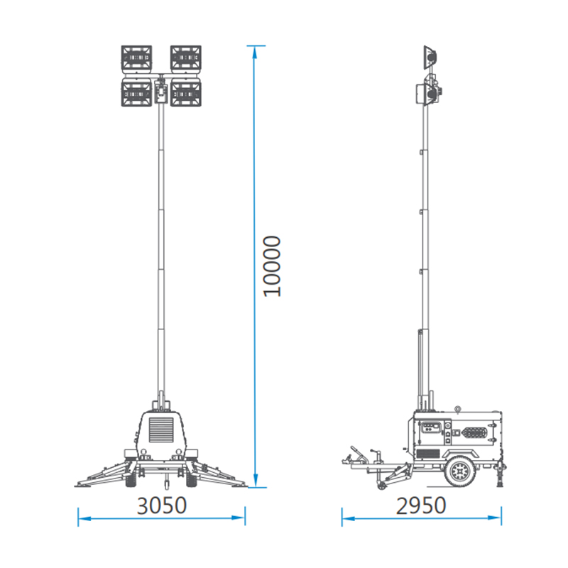 Mobile Lighting Tower